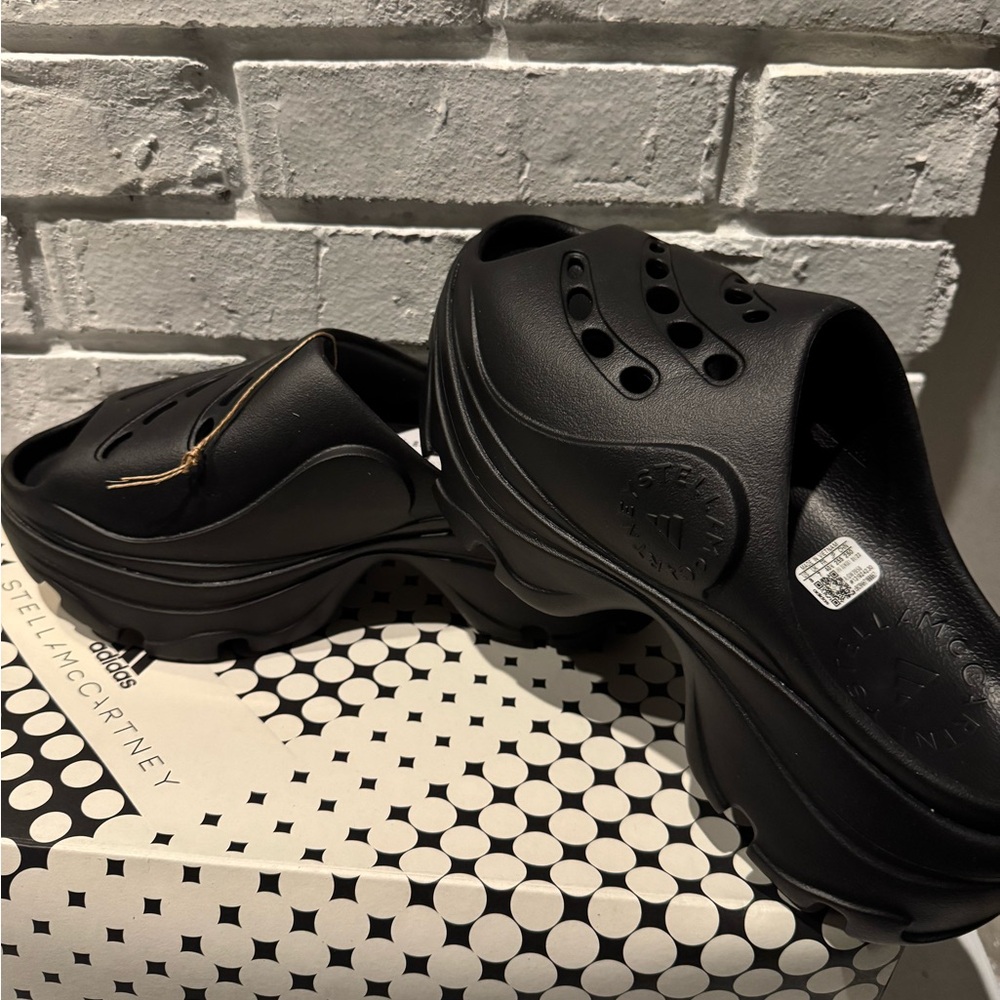 Adidas by Stella McCartney Black Clogs